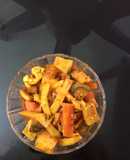 Mixed vegetables pickle with mango flavor