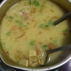 A picture of Soto Ayam Tahu tanpa Santan.