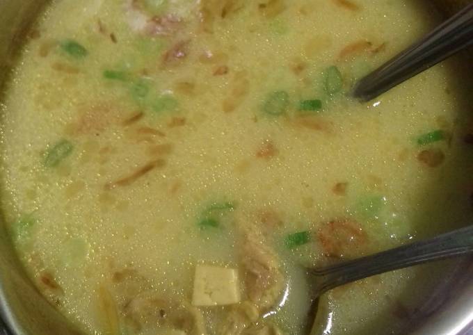 Soto Ayam Tahu tanpa Santan