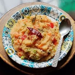 A picture of Sooji Upma.