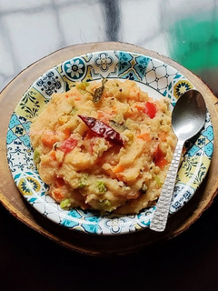 A picture of Sooji Upma.