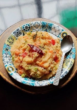 A picture of Sooji Upma.