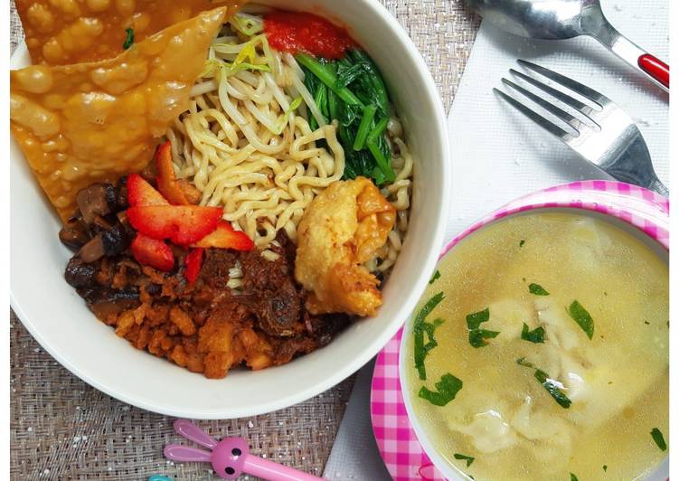 Resep Mie Pangsit Vegan Anti Gagal