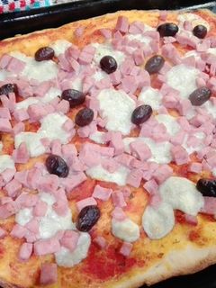 Una foto de Pizza casera