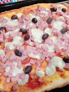 Una foto de Pizza casera