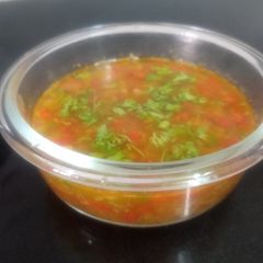 A picture of Mix vegetable soup.