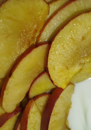 Una foto de 🍎Manzana en airfryer🍎