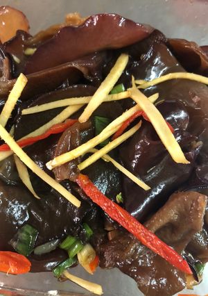 涼拌木耳 的食譜成品照片