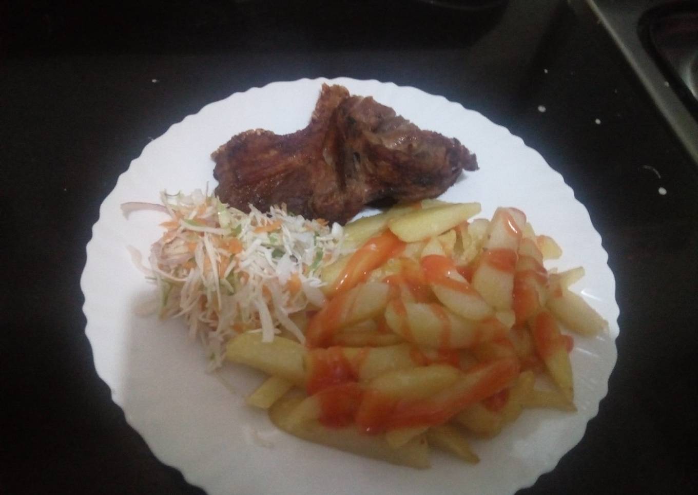 Grilled pork