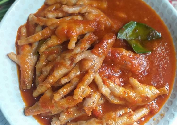 Resep Unik Ceker Pedas Manis Lezat Mantap