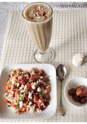 A picture of Dates Banana Protein Shake.
