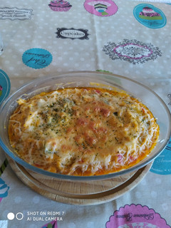Una foto de Pastel de verdura cremoso