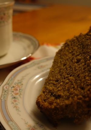 A picture of Dates and nuts cake (Eggless).