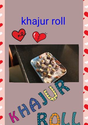 Khajur roll રેસીપી મુખ્ય ફોટો