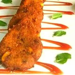 A picture of Sesame twisted Falafel.