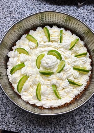 Una foto de Key lime pie