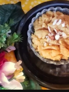 A picture of Moong dal halwa.