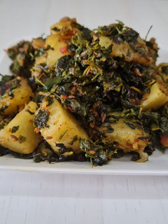मेथी आलू की सब्जी (methi aloo ki sabzi recipe in Hindi) रेसिपी मुख्य फोटो