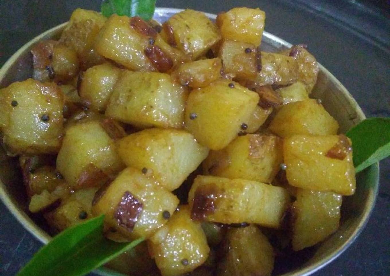 Potato stir fry