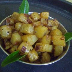 A picture of Potato stir fry.