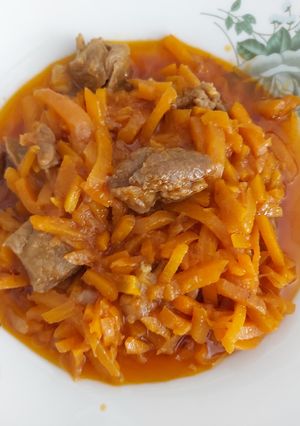 عکسی از دستور خورشت هویج