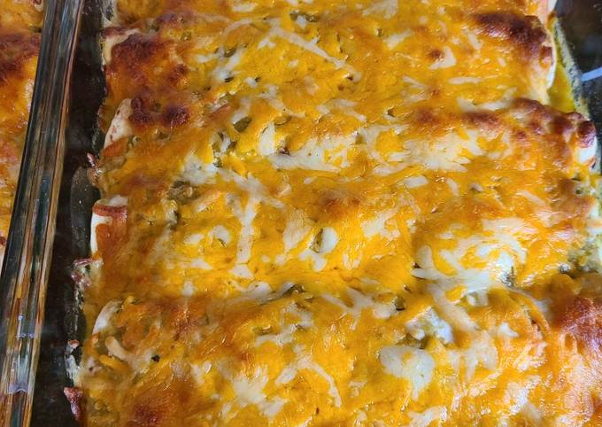 Recipe of Award-winning Salsa chicken enchiladas my way