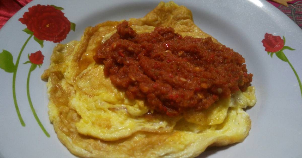 4 Resep Sambal Telur Dadar Balado Enak Dan Mudah Cookpad