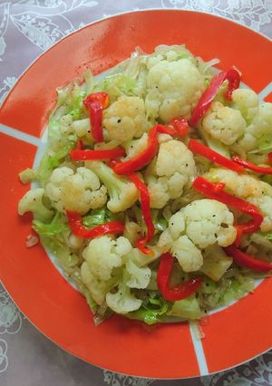 Una foto de Ensalada tibia