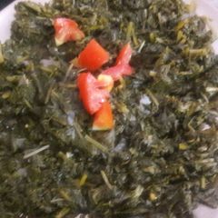 A picture of Sarso ka saag.