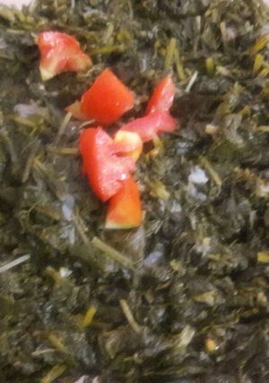 A picture of Sarso ka saag.