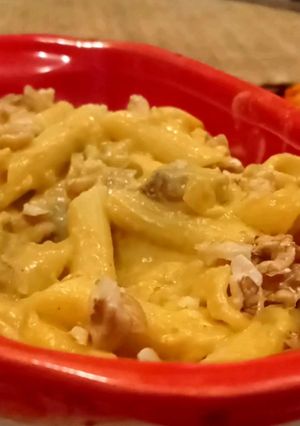 Una foto de Salsa de coliflor con fideos de arroz