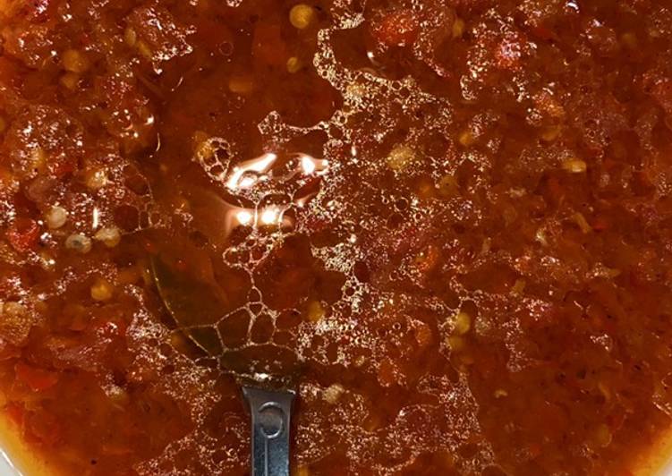 Cara Gampang Menyiapkan Sambel peras air jeruk yang Enak