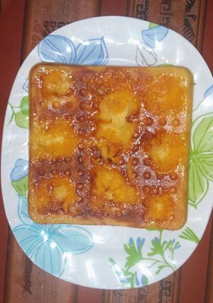 Una foto de Budín de naranjas invertida en la flip de essen