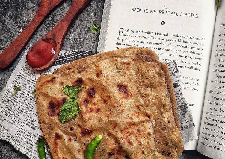 Steps to Make Speedy Mint paratha