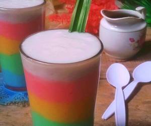 Resep Mudah Bubur Sum Sum Rainbow Gurih Mantul