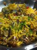 Fusilli con ceci e Vongole