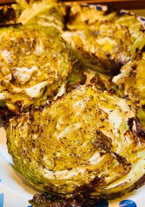 A picture of Air Fryer Savoy Cabbage 🥬.