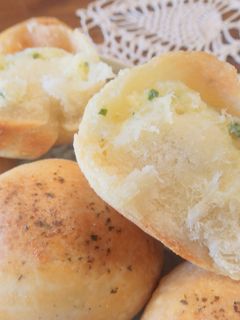Una foto de Brioche de brandada de bacalao