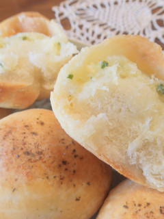 Una foto de Brioche de brandada de bacalao