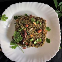 A picture of Kothimbir Mutkule Upma (Fusion Recipe).