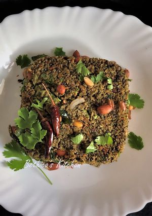 A picture of Kothimbir Mutkule Upma (Fusion Recipe).