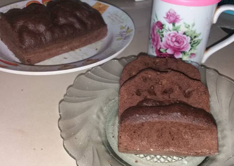 Bagaimana Membuat Steamed peanut chocolate cake Anti Gagal