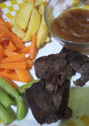Foto resep Beef steak (well done)