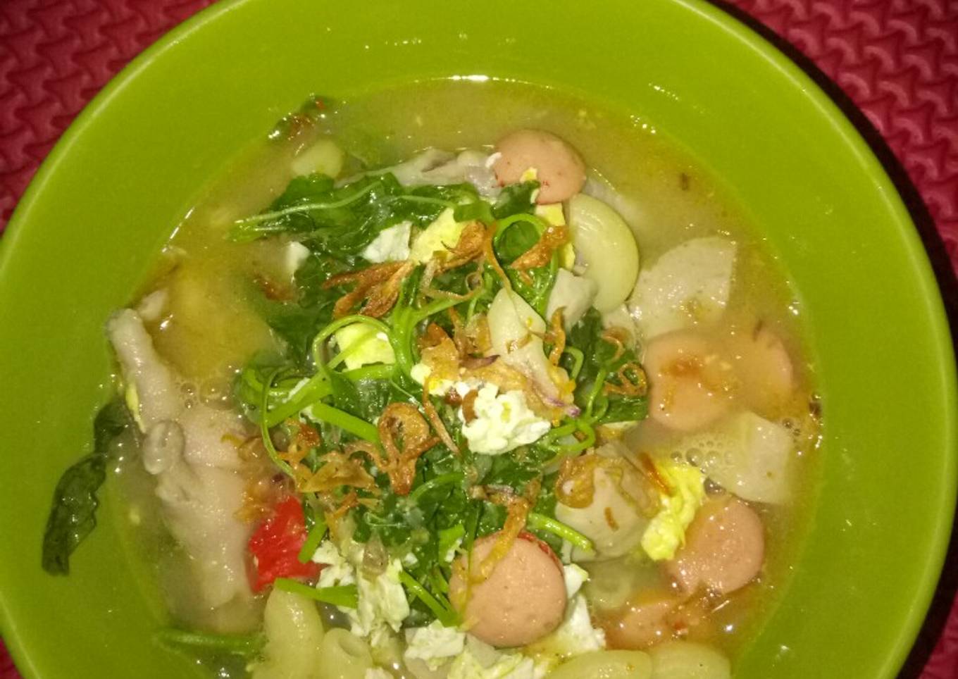 Seblak ceker makaroni