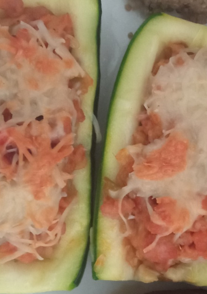 Una foto de Calabacines rellenos de carne