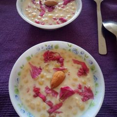 Boondi kheer A picture of Boondi kheer.