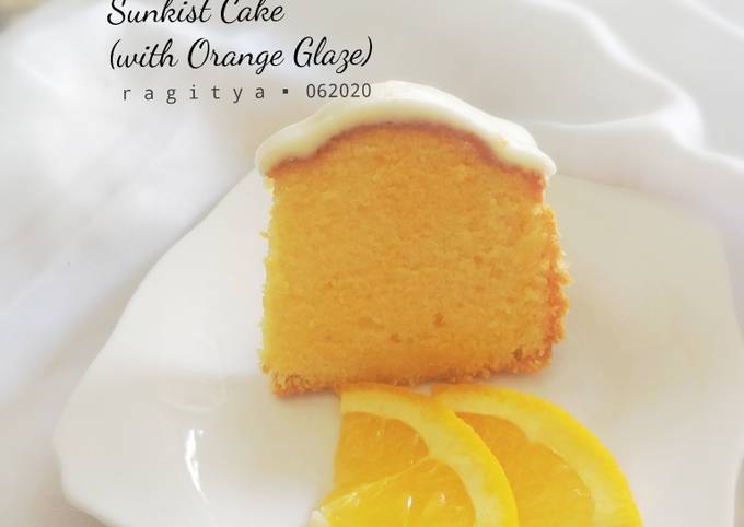 Anti Ribet, Membuat Sunkist Cake (w/ Orange Glaze) Praktis