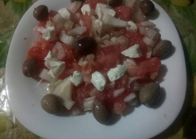 Salade fenouil / tomate / fromage