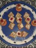 Wheat burfi (Gol papadi)