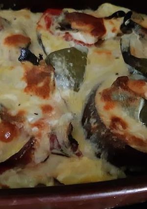 Una foto de Lasaña de Berenjena Vegetariana